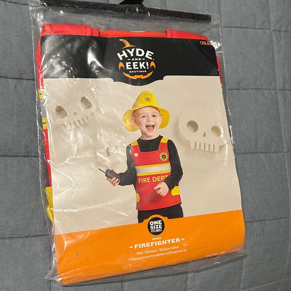 Kids Firefighter Costume with Hat